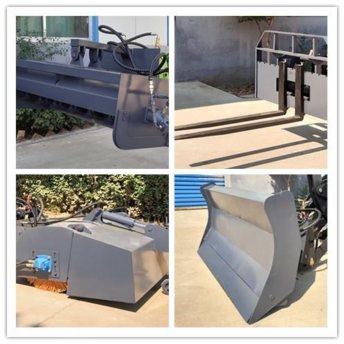 0.8 Ton Mini Tractor Wheel Loader With CE